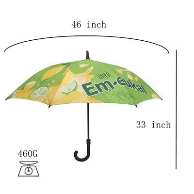 Custom Advertising City Umbrella Fiberglass Frame Automatic Promotional Umbrella