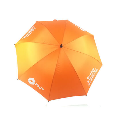 60 Inch 8 Panels Promotional Golf Umbrellas Automatic Open With Fiberglass Frame