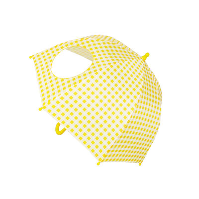 Windproof Transparent Kid's Umbrellas 19 Inch 8 Ribs 300g Weight