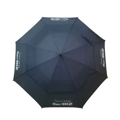 60-inch Canopy Promotional Umbrella with Fiberglass Frame and Automatic Open Mechanism