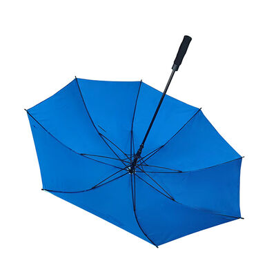Custom 60 Inch Double Layer Golf Umbrellas 8 Panels 190T Polyester Pongee