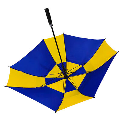 60-inch Double Canopy Golf Umbrella with Automatic Open for Promotional Corporate Gifts