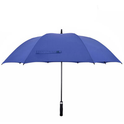 Automatic Wind Resistant Golf Umbrella 60 Inch With 190T Pongee Fabric