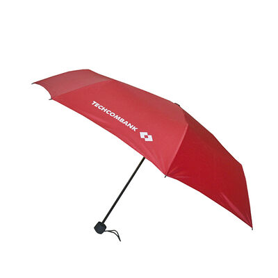 21 Inch Compact Folding Umbrella With UV 50+ Protection 90T Pongee