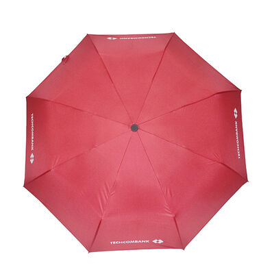 21 Inch Compact Folding Umbrella With UV 50+ Protection 90T Pongee
