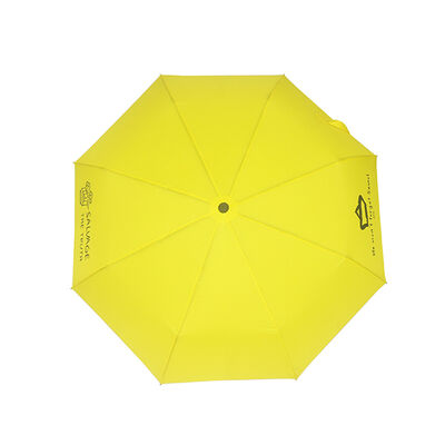 42-inch Memorial Umbrella with Steel Frame and Vigil Yellow Canopy for Commemorative Events