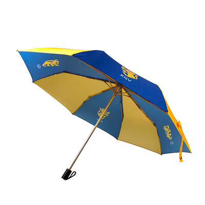 42 Inch Manual Folding Umbrella Lightweight Foldable Umbrella For Hong Kong Schools