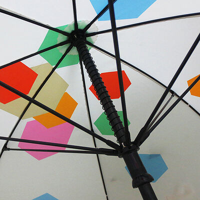 Manual Open Walking Umbrella 60 Inch Golf Umbrella With Long Wooden Handle