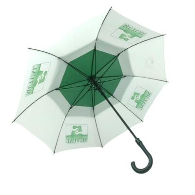 Custom Double Canopy Straight Umbrella with Fiberglass Frame and Automatic Open for African Market