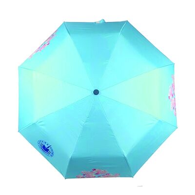 42-inch Canopy Compact Umbrellas with UV50+ Protection and Steel Shaft for Wind Resistance