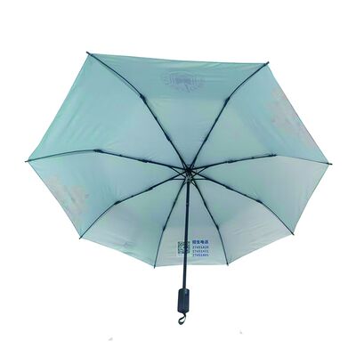 21 Inch Sturdy Foldable Umbrella With 2 In 1 Waterproof Tote Sleeve