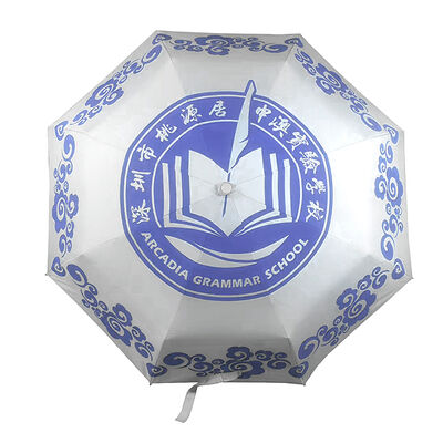 Custom Full Print School Umbrella With Seamless Logo Design