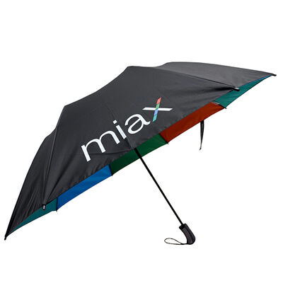 Miax 2-Fold Automatic Windproof Umbrella with 28-Inch Canopy and Custom Design Options