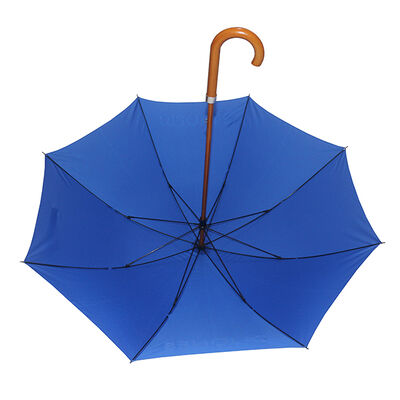 Classic Wooden Promotional Umbrella with 46-inch Canopy and 3-year Warranty