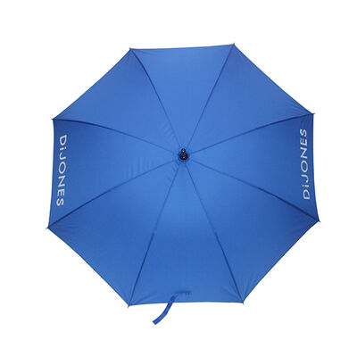 Wooden Shaft Promotional Umbrellas Lightweight Manual Open With Metal Ring Lock