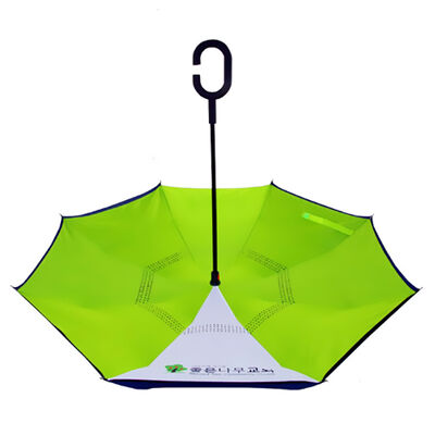 46-inch Manual Reverse Umbrella with Wind Resistance and UV30+ Protection for Promotional Use