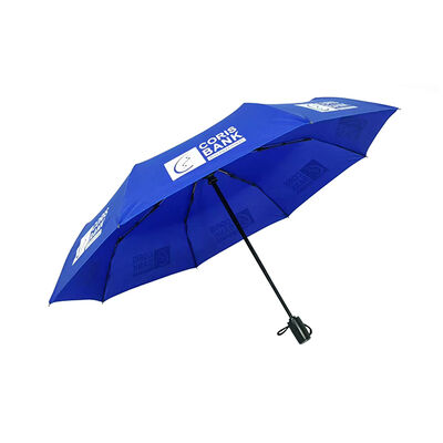 Custom Zippered Case Folding Travel Umbrella With Logo Printing