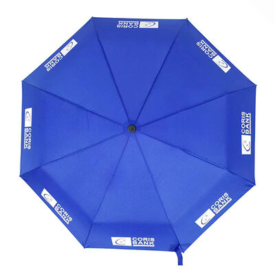 Custom Zippered Case Folding Travel Umbrella With Logo Printing