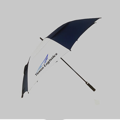 68" Large Double Canopy Umbrella Advertising Hurricane Proof Umbrella Mesh Inside