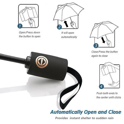 Lightweight Windproof Umbrellas 10 Ribs Automatic Opening And Closing Umbrella