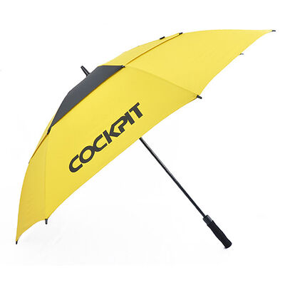Dual Frame Windproof Double Canopy Golf Umbrella Double Layer Sun Protective Umbrellas