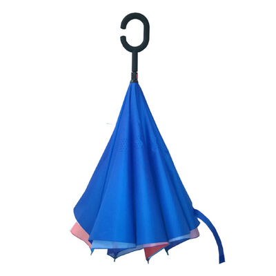 Digital Printing Event Reverse Umbrellas 23 Inch Double Layer Inverted Umbrella