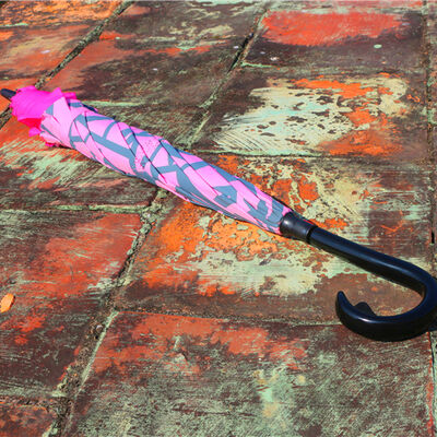 Manual Open Promotional Reverse Umbrellas Double Layer Windproof Umbrella