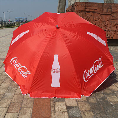 9 Foot Windproof Market Umbrella Metal Frame Outdoor Advertising Umbrella Customizable