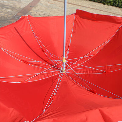 9 Foot Windproof Market Umbrella Metal Frame Outdoor Advertising Umbrella Customizable
