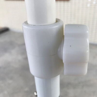 Outdoor Double Rib 8 Foot Sunshade Beach Umbrella Canopy