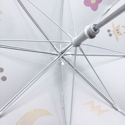 19 Inch Safety Children's Umbrella Manual Open With Cute Cartoon Patterns