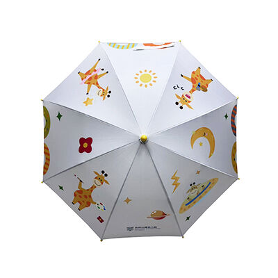 19 Inch Safety Children's Umbrella Manual Open With Cute Cartoon Patterns