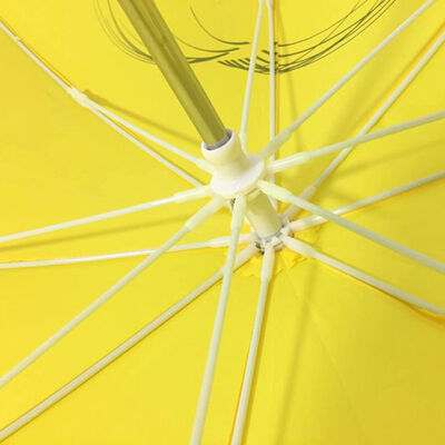 34 Inch Yellow Children's Umbrella Lightweight Automatic Open Umbrella