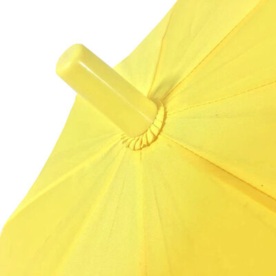 34 Inch Yellow Children's Umbrella Lightweight Automatic Open Umbrella