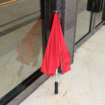 Windproof Red Heart Shaped Wedding Umbrella Creative With16 Sturdy Fiberglass Ribs
