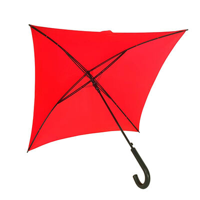 23 Inch 4 Panel Fashion Square Umbrella / Double Rib Umbrella
