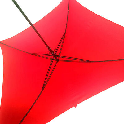 23 Inch 4 Panel Fashion Square Umbrella / Double Rib Umbrella