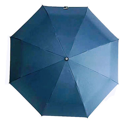 Men's Navy Automatic Folding Umbrella 54 Inch Sun Rain Protection