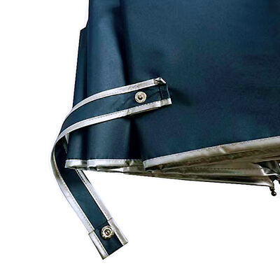 Men's Navy Automatic Folding Umbrella 54 Inch Sun Rain Protection