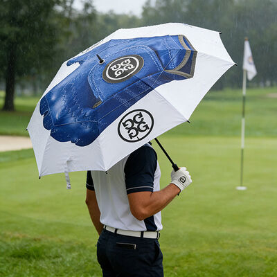 Fashion Golf Umbrellas UV50+ Sun Protection Golf Umbrella With Rubber Handle