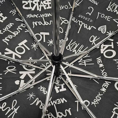 Personalized Auto Open And Close Umbrella 123cm Compact Folding Umbrella