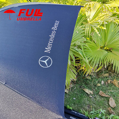 Black Custom Logo Umbrella 120cm Premium Gift Edition