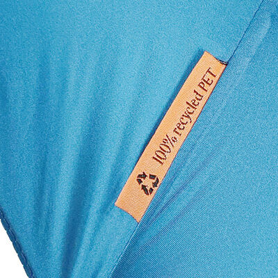 RPET Ultra Light Long Handle Walking Umbrellas Manual Open Windproof Rain Umbrella