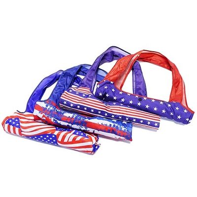 Durable Eco Friendly 2 In 1 Compact Umbrellas For American Independence Day
