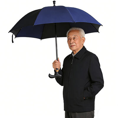 Multi Functional Walking Cane Umbrella Anti Slip For Elderly