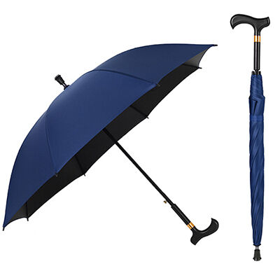Multi Functional Walking Cane Umbrella Anti Slip For Elderly