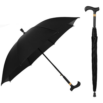 Multi Functional Walking Cane Umbrella Anti Slip For Elderly