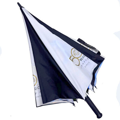 Corporate Branded All Over Printed Golf Umbrellas 135cm Diameter 100cm Length