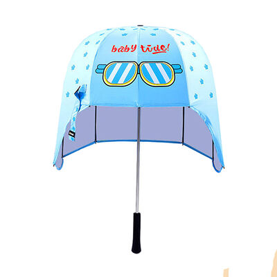 Waterproof Creative Umbrellas Two Size Helmet Shaped Umbrella 55cm 73cm Width