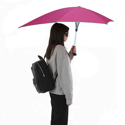 Extended Windproof Irregular Backpack Umbrella Commuter Protection